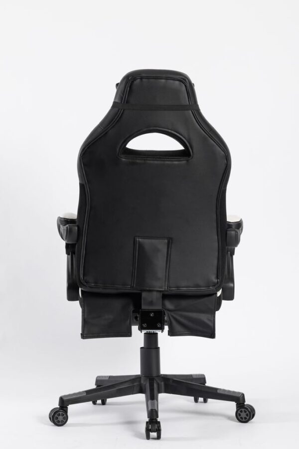 Silla Gamer Edifice Gris | Ergonómica, Reclinable y con Reposapiés Acolchado