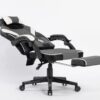 Silla Gamer Edifice Gris | Ergonómica, Reclinable y con Reposapiés Acolchado