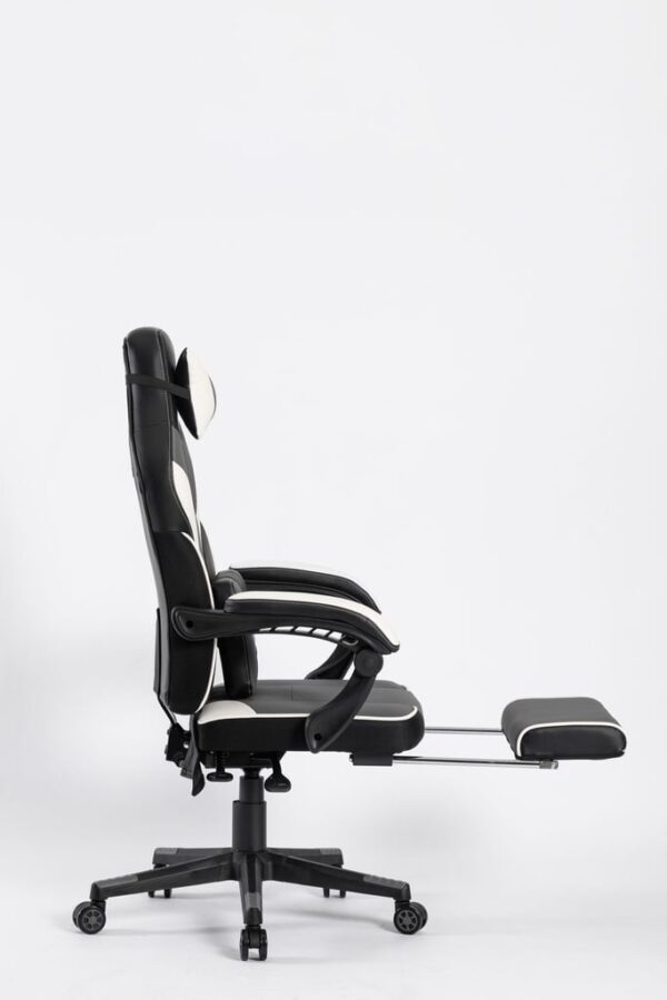 Silla Gamer Edifice Gris | Ergonómica, Reclinable y con Reposapiés Acolchado