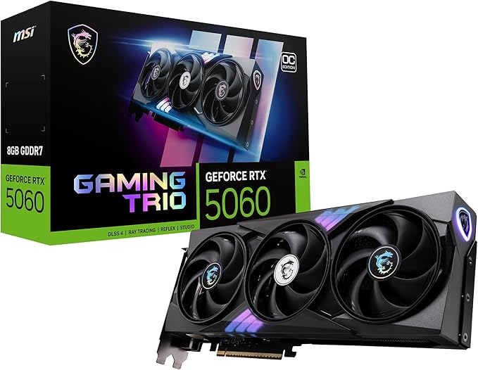Tarjeta-Gráfica-MSI-RTX-5060-8GB-Gaming-Trio-OC
