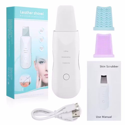 Limpiador Facial Ultrasónico o Skin Scrubber, también conocido como pala facial